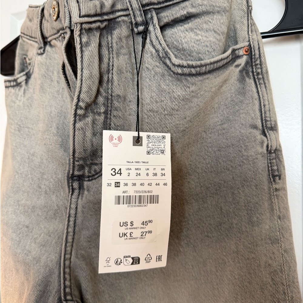 Zara Gray Mom Jean - 2